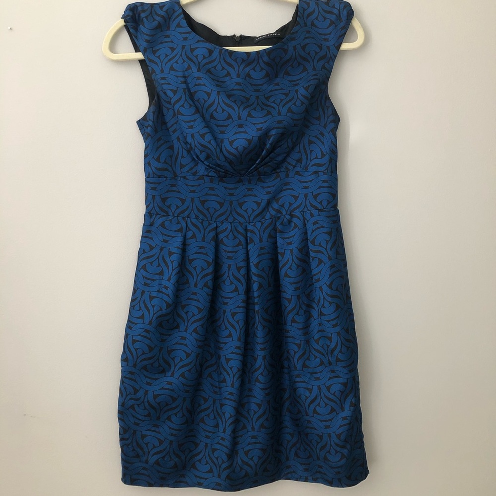 Banana Republic Blue and black dress